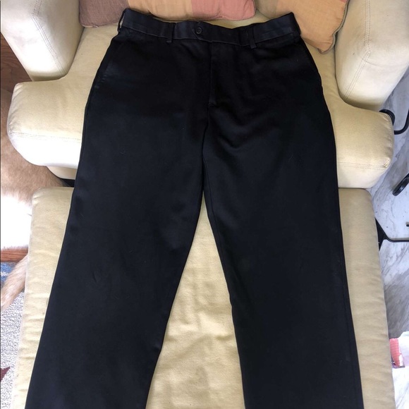 Izod Black Slacks - Picture 1 of 2